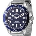 Invicta Invicta Specialty IN45981  IN45981 кварцевые мужские часы синий циферблат, браслет нержавеющая сталь — вид спереди