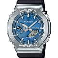 Casio Casio G-Shock GBM-2100A-2BDR  GBM-2100A-2BDR электронные мужские часы голубой циферблат, браслет пластик — вид спереди