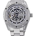 Orient Orient RE-AV0A02S00B  RE-AV0A02S00B механические мужские часы серебристый циферблат, браслет нержавеющая сталь — вид спереди
