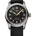 Longines Longines Spirit L3.811.1.53.2  L38111532 механические мужские часы  серый циферблат, браслет нейлон — вид спереди