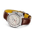 Breitling Breitling Navitimer Automatic GMT 41 A32310211G1P1, navitimer швейцария мужские часы на браслете кожаный боковой вид