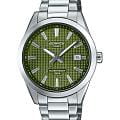 Casio Casio Edifice EFV-160D-3AV EFV EFV-160D-3AV кварцевые мужские часы  зеленый циферблат, браслет нержавеющая сталь — вид спереди