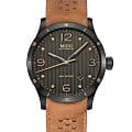 Mido Mido Multifort Adventure M025.407.36.061.10  M0254073606110 механические мужские часы зеленый циферблат, браслет кожаный — вид спереди