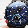 Casio Casio Edifice EFS-S590DC-2A кварцевые мужские часы часы крупный план синий циферблата