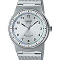 Casio Casio Collection MTP-RS105M-7BVDF (MTP-RS105M-7B)  MTP-RS105M-7B кварцевые мужские часы белый циферблат, браслет нержавеющая сталь — вид спереди