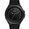 Fossil Fossil Evanston BQ2769  BQ2769 кварцевые мужские часы черный циферблат, браслет силикон — вид спереди