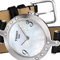 Tissot Tissot T-Trend Flamingo T003.209.66.112.00, t-lady швейцария женские часы на браслете кожаный боковой вид