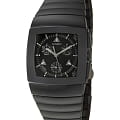 Rado Rado Sintra R13764152  R13764152 кварцевые мужские часы черный циферблат, браслет высокотехнологичная керамика — вид спереди