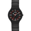 Rado Rado True R27678152  R27678152 кварцевые женские часы  черный циферблат, браслет высокотехнологичная плазменная керамика — вид спереди