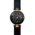 Rado Rado Coupole R22829155  R22829155 кварцевые женские часы черный циферблат, браслет кожаный — вид спереди