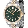 Invicta Invicta Specialty IN47485  IN47485 кварцевые мужские часы зеленый циферблат, браслет нержавеющая сталь с ip-покрытием — вид спереди