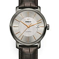 Rado Rado Diamaster R14074146 Automatic R14074146 механические мужские часы серый циферблат, браслет кожаный — вид спереди