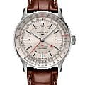 Breitling Breitling Navitimer Automatic GMT 41 A32310211G1P1  A32310211G1P1 механические мужские часы  циферблат, браслет кожаный — вид спереди