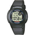 Casio Casio Collection F-200W-1ADF (F-200W-1A)  F-200W-1A кварцевые мужские часы серый циферблат, браслет пластик — вид спереди