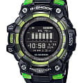 Casio Casio G-Shock GBD-100SM-1E G-SQUAD GBD-100SM-1E электронные мужские часы черный циферблат, браслет пластик — вид спереди