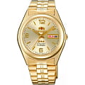 Orient Orient AB04001C (FAB04001C)  FAB04001C  мужские часы золотой циферблат, браслет  — вид спереди