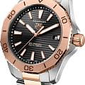TAG Heuer TAG Heuer Aquaracer Professional 200 Solargraph WBP1121.BB0003, aquaracer швейцария мужские часы на браслете нержавеющая сталь и 18 каратное розовое золото боковой вид