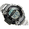 Casio Casio Illuminator SGW-300HD-1A illuminator японские мужские часы на браслете 18-каратное желтое золото боковой вид