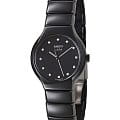 Rado Rado True R27655762  R27655762 кварцевые женские часы черный циферблат, браслет высокотехнологичная керамика — вид спереди
