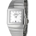 Rado Rado Sintra R13332142  R13332142 кварцевые мужские часы серебристый циферблат, браслет керамика — вид спереди
