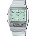 Casio Casio Vintage AQ-800E-3ADF (AQ-800E-3A)  AQ-800E-3A кварцевые женские часы голубой циферблат, браслет нержавеющая сталь — вид спереди