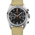 Hamilton Hamilton Khaki Aviation Pilot Pioneer Mechanical Chrono Limited Edition H89429930  H89429930 механические мужские часы  черный циферблат, браслет тканевый — вид спереди
