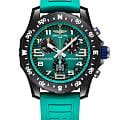 Breitling Breitling Professional Endurance Pro 44 X823101K1C1S1  X823101K1C1S1 кварцевые мужские часы зеленый циферблат, браслет каучук — вид спереди