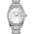 Jacques Lemans Jacques Lemans Classic 1-2133A  1-2133A кварцевые женские часы  серебристый циферблат, браслет нержавеющая сталь — вид спереди