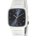 Rado Rado R5.5 R28382322  R28382322 кварцевые мужские часы синий циферблат, браслет высокотехнологичная плазменная керамика — вид спереди