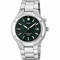 Casio Casio LIN-165-1B  LIN-165-1B кварцевые мужские часы черный циферблат, браслет  — вид спереди