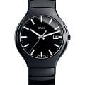 Rado Rado True R27653052  R27653052 кварцевые мужские часы черный циферблат, браслет высокотехнологичная плазменная керамика — вид спереди