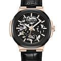 Kenneth Cole Kenneth Cole Automatic KCWGX0046204  KCWGX0046204 механические мужские часы черный циферблат, браслет кожаный — вид спереди