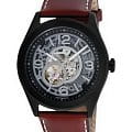 Kenneth Cole Kenneth Cole Automatic IKC8076  IKC8076 механические мужские часы серый циферблат, браслет кожаный — вид спереди