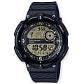 Casio Casio Illuminator SGW-600H-9A  SGW-600H-9A электронные мужские часы  бежевый циферблат, браслет пластик — вид спереди