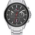 Tommy Hilfiger Tommy Hilfiger Multifunction 1791857  1791857 кварцевые мужские часы  серый циферблат, браслет нержавеющая сталь — вид спереди