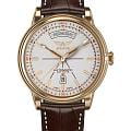 Aviator Aviator Douglas Day-Date V.3.20.1.147.4  V.3.20.1.147.4 механические мужские часы белый циферблат, браслет кожаный — вид спереди