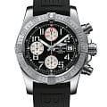 Breitling Breitling Avenger II A13381111B2S2  A13381111B2S2 механические мужские часы черный циферблат, браслет каучук — вид спереди