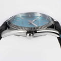 Jacques Lemans Jacques Lemans Derby 50-3S кварцевые мужские часы часы, крупный план бирюзовый циферблат